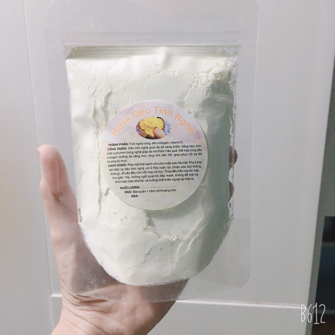 Mask dẻo Collagen tinh nghệ - sáng mịn da