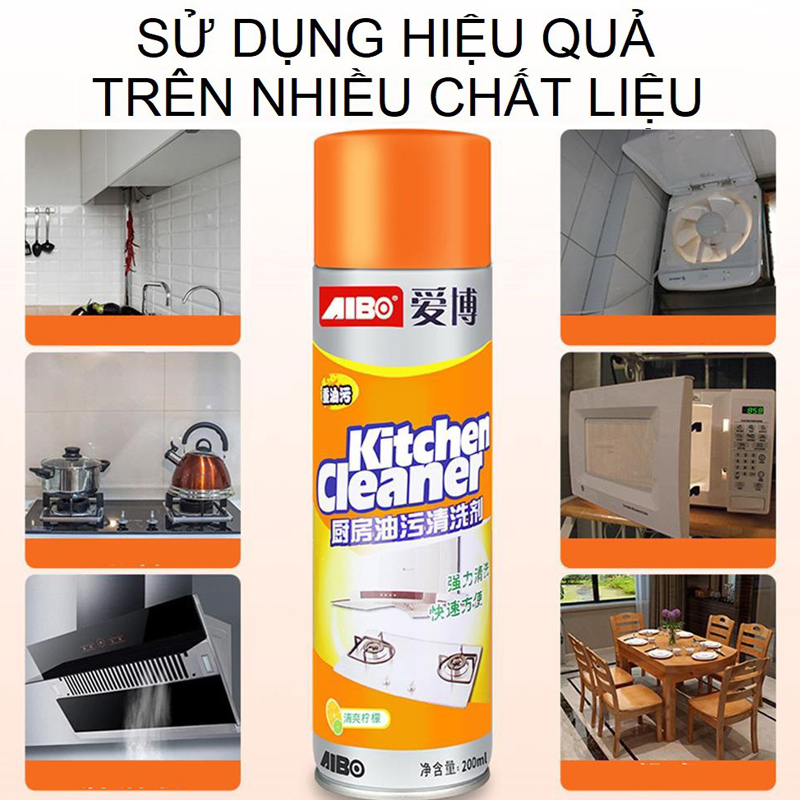 Bình Xịt Vệ Sinh Nhà Bếp Kitchen Cleaner Đa Năng 500ml