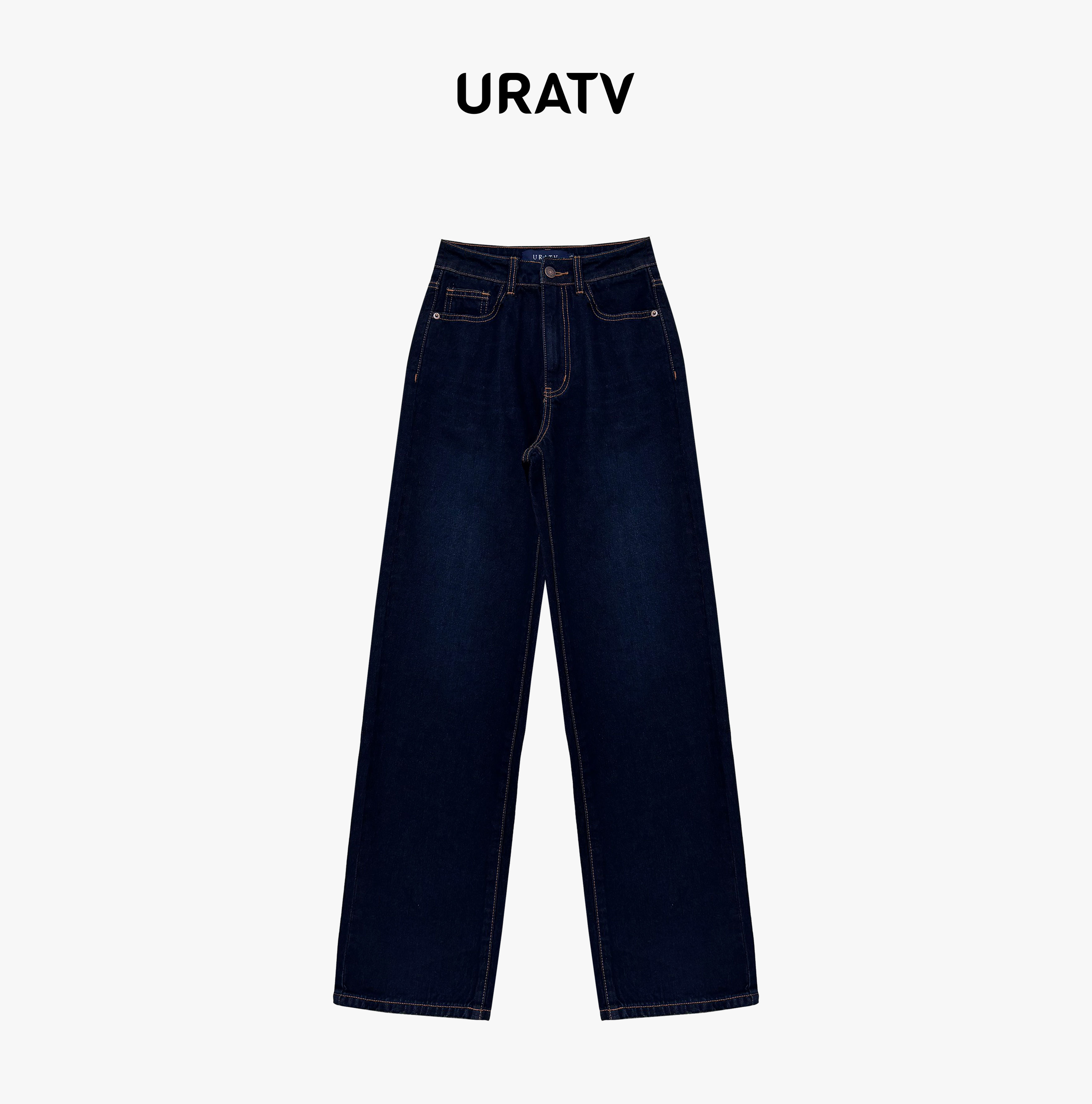[ẢNH THẬT-CÓ SẴN] Suông jean trơn dài basic uratv