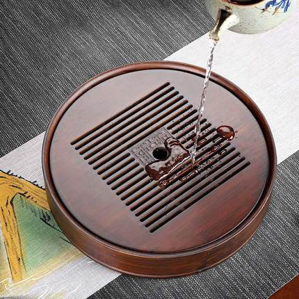Khay Trà Tre Cao Cấp Tròn KT 09