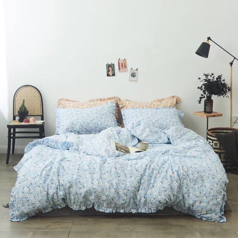 SET 4 MÓN CHĂN GA GỐI ĐŨI SILK MỀM, MỊN - ĐŨI LỤA HÀNG CAO CẤP