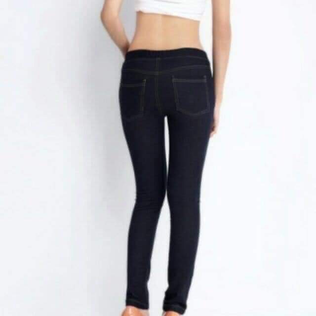QUẦN THUN LEGGING GIẢ JEAN