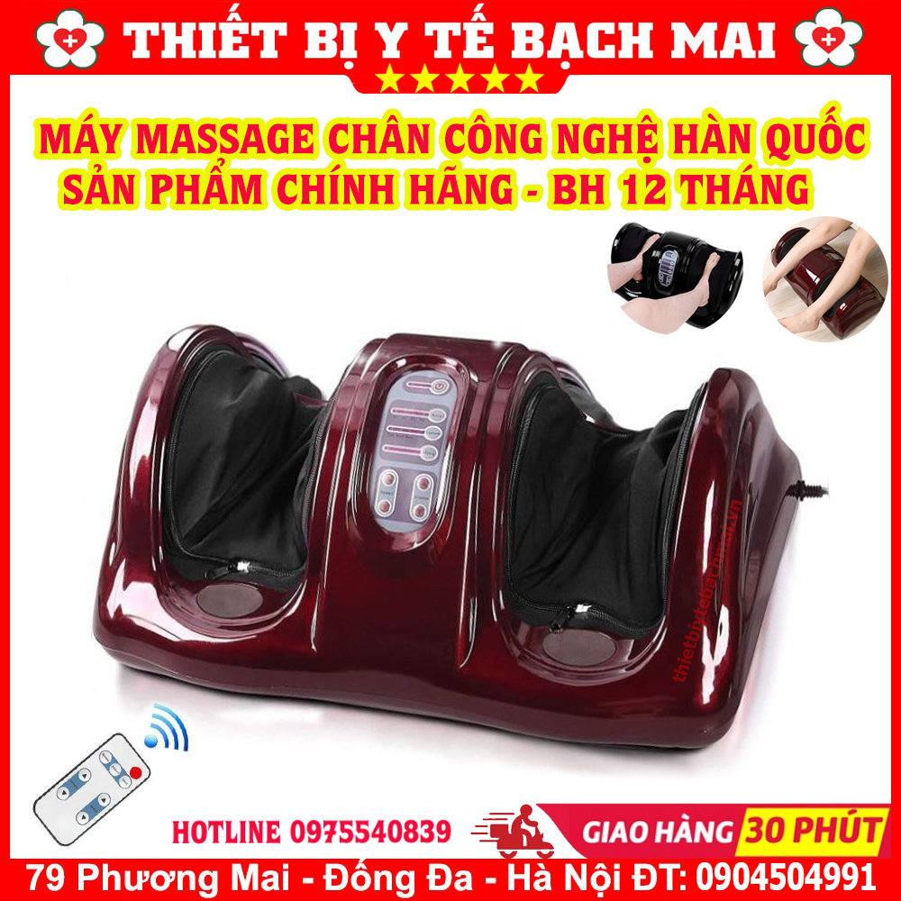 Máy Massage Chân Foot Massage Xoa Bóp Bấm Huyệt Giúp Thư Giãn Lưu Thông Khí Huyết Bàn Chân