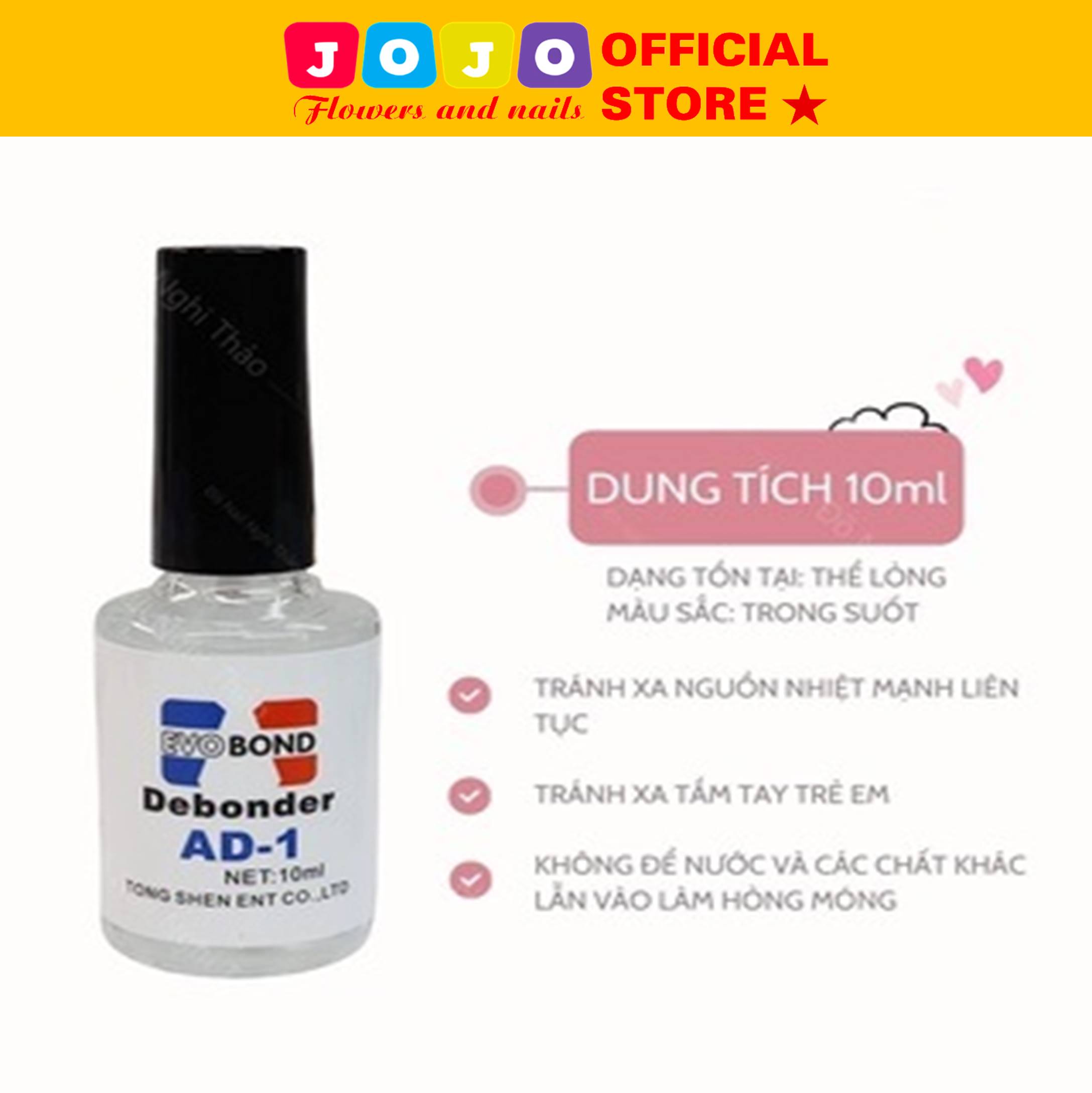 [SẴN HÀNG] Dung dịch tháo móng giả, nước tháo móng ,làm sáng đá dễ dàng 10ml