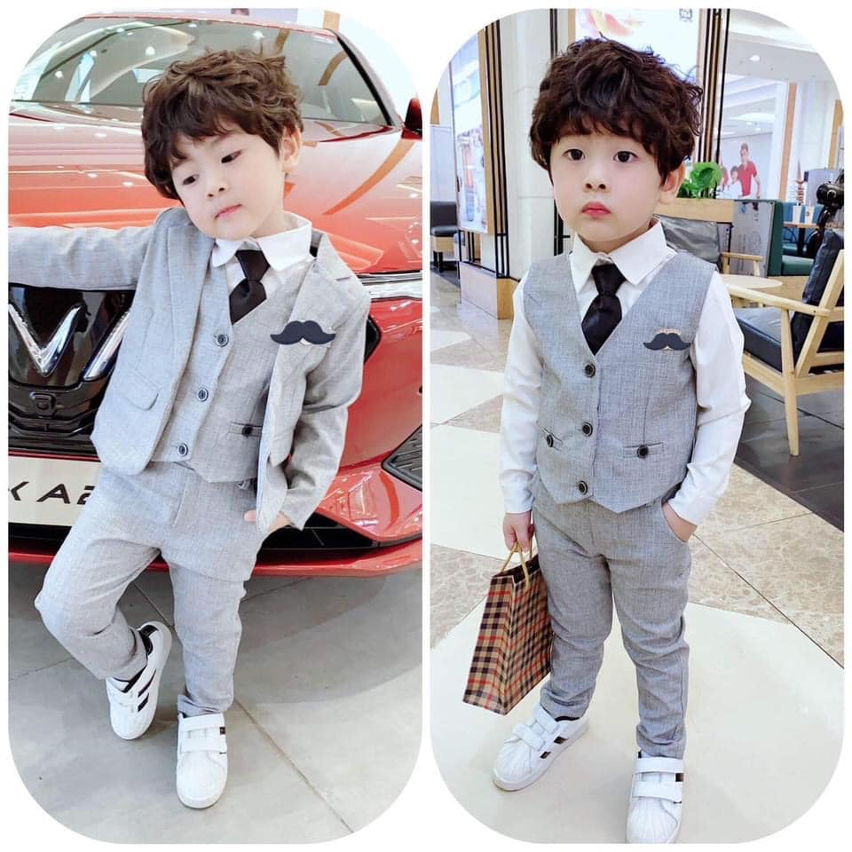 bộ vest 6 chi tiết cho bé 9-23kg