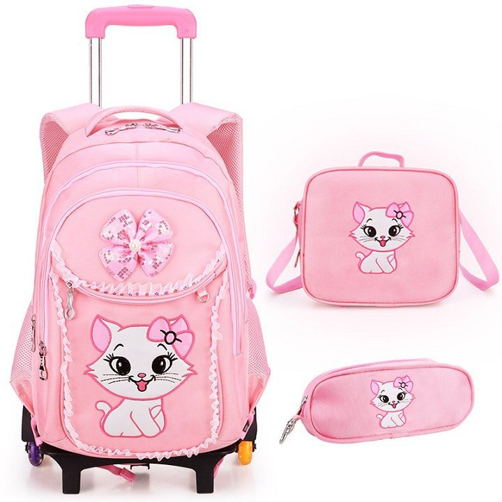 BALO KÉO HỌC SINH HELLOKITTY, CẶP HỌC SINH CHO BÉ GÁI