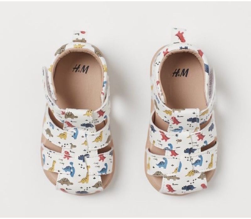 [HCM]Sandal rọ hoạ tiết khủng long H&M TQXK (Kèm ảnh thật)