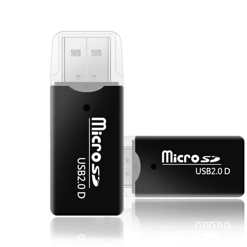 Portable Mini Usb 20 Reader Supports Tf Sd Mobile Memory Card Pc Laptops Mini Portable USB 2.0 TF Micro SD Memory Card Reader for PC Laptop Computer