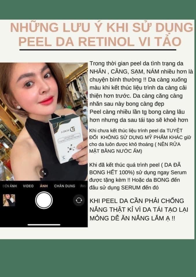 peel da mặt sinh học trang nemo - Peel da vi tảo trang nemo