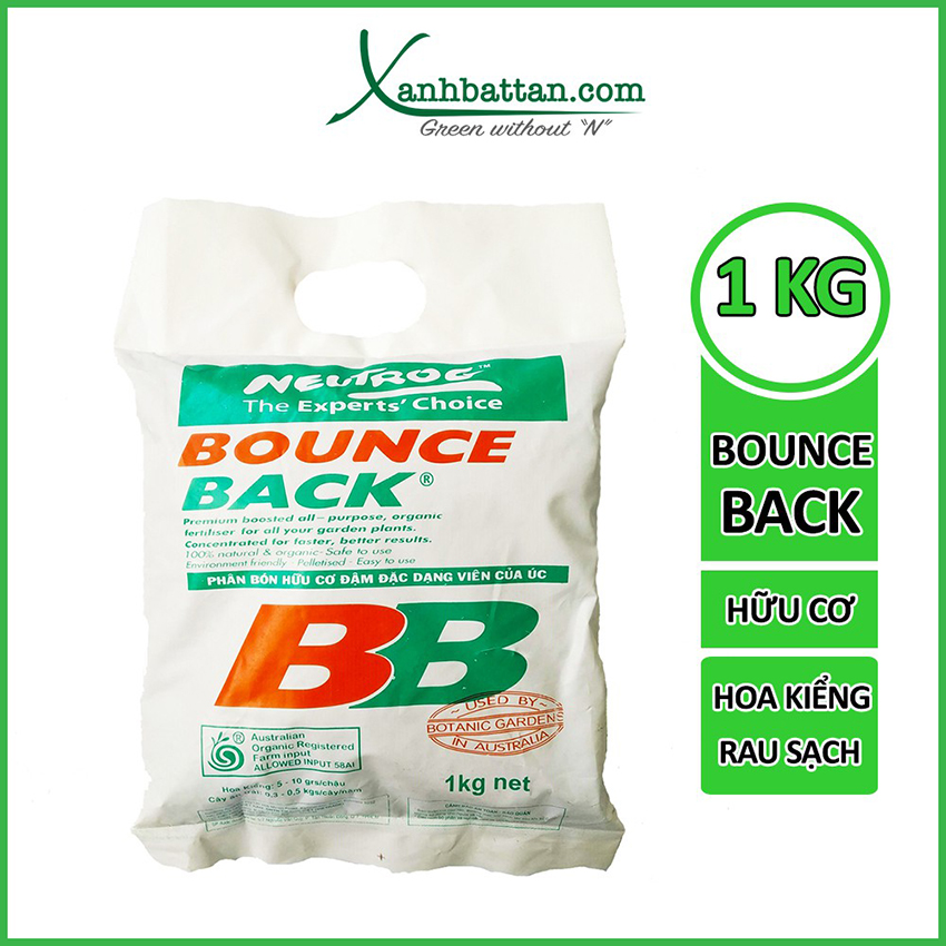 Phân Hữu Cơ Bounce Back Nhập Khẩu Từ Úc Túi 1 Kg