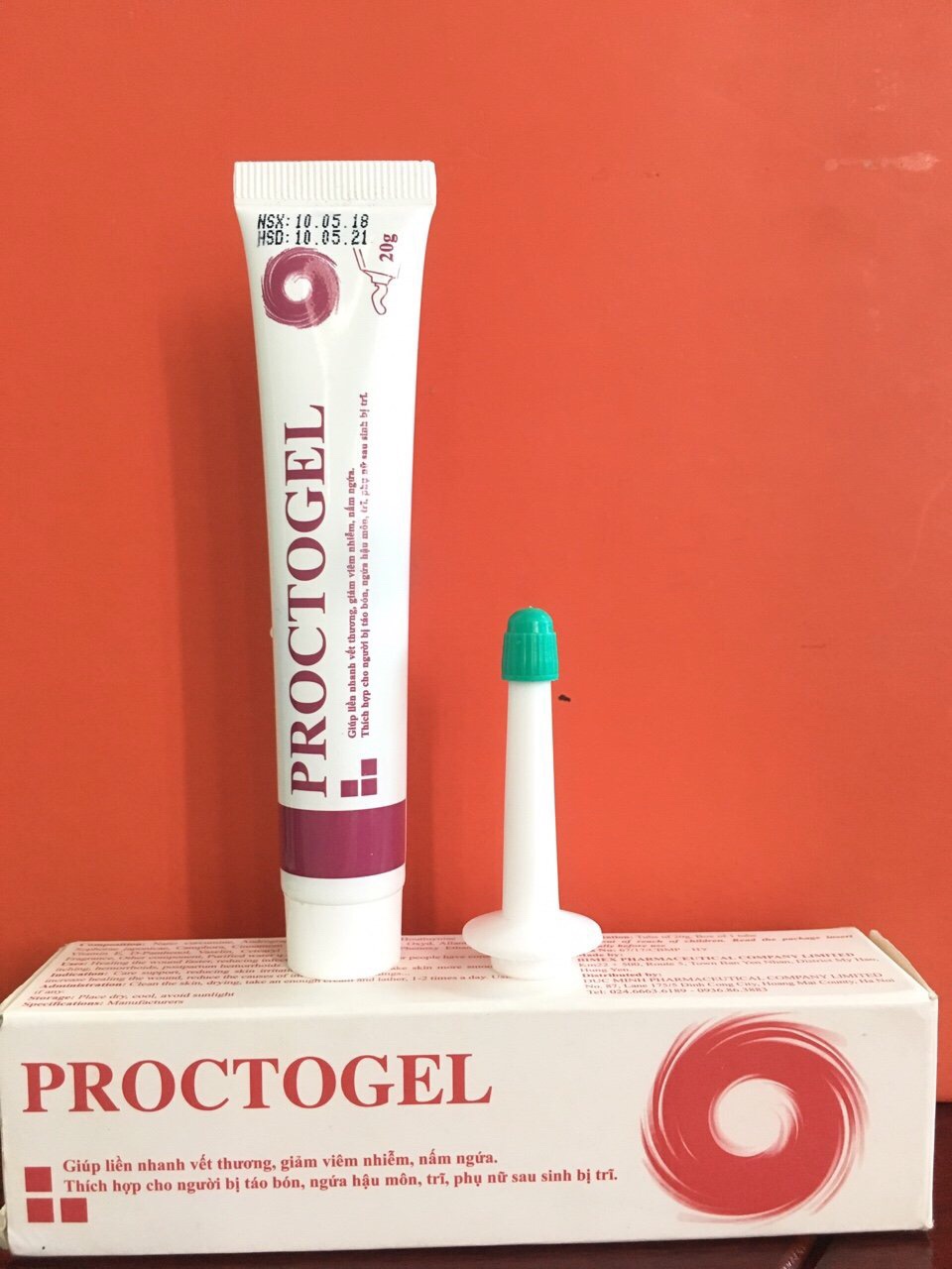 Gel bôi trĩ Proctogel - Tuýp 20g