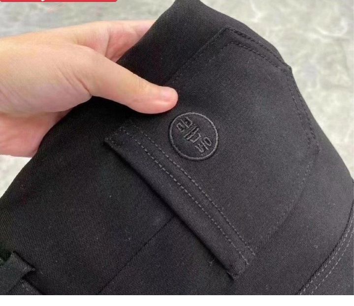Quần legging nữ cạp cao nâng mông có khóa 2 khuy vải UMI siêu dày gen bụng dáng dài - Quần vải nữ đi học mặc làm công sở