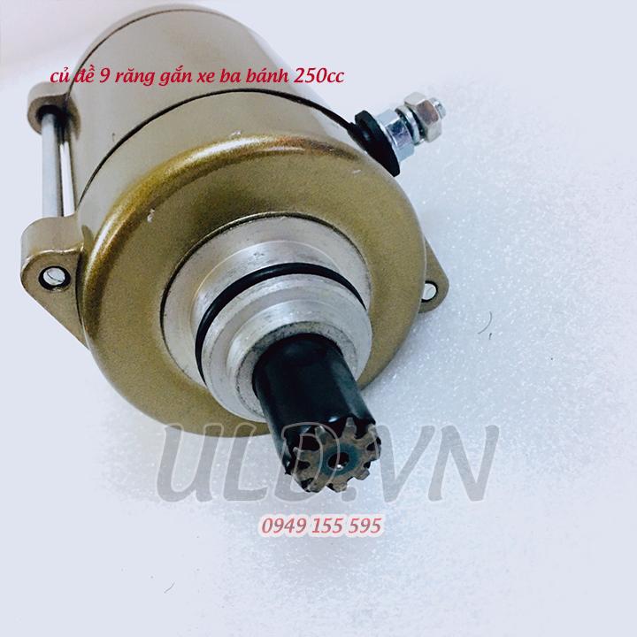Củ đề 9 răng lớn gắn xe ba bánh 250cc