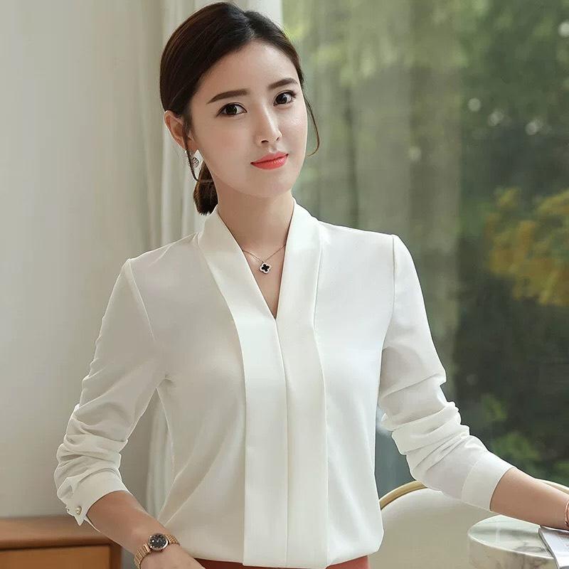 Áo phi lụa cao cấp công sở sang trọng hiện đại