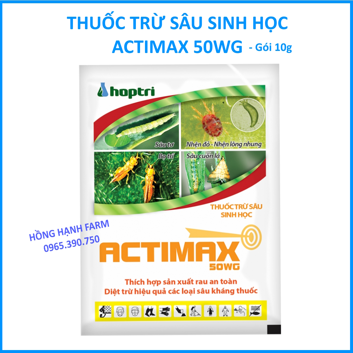 Thuốc trừ sâu sinh học actimax 50wg - 10g