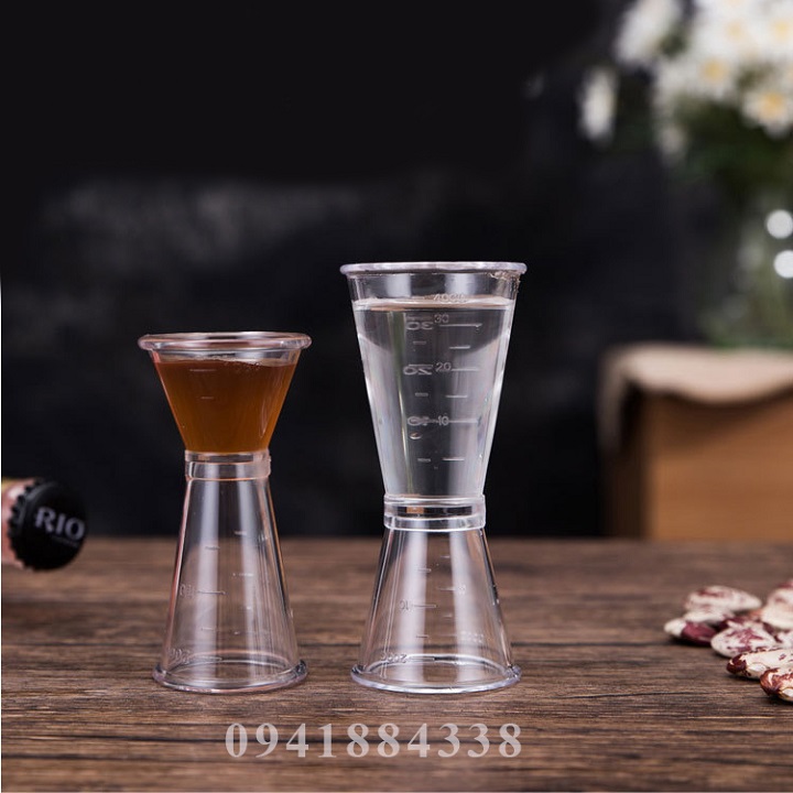 jigger Nhựa - Ca Đong 2 Đầu 20/40ML