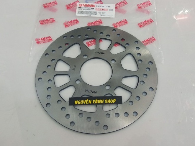 The Front Brake Disc of the Sirius 110 Has 4-Hole Screws.