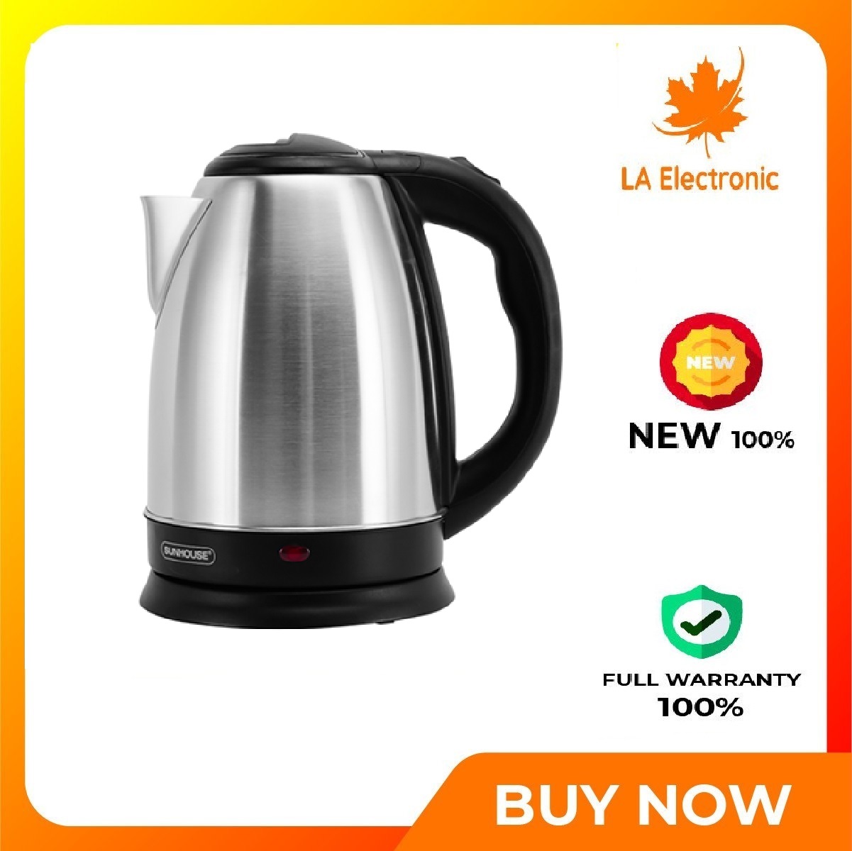 Bình siêu tốc sunhouse 1.8 lít shd1182