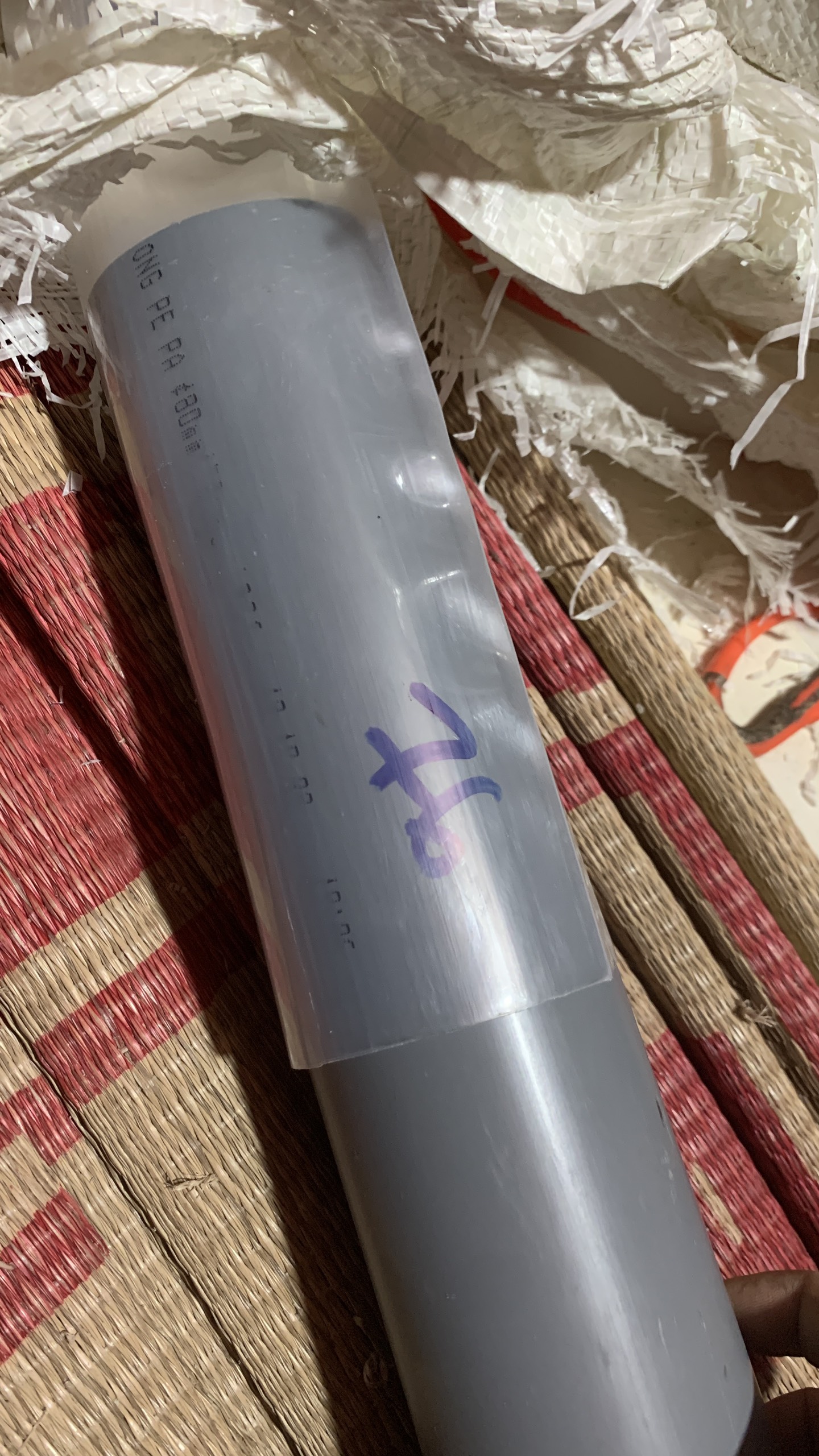 Ống dẫn nước màu TRẮNG phi 48-60-76-90-110 độ dày 0.35mm