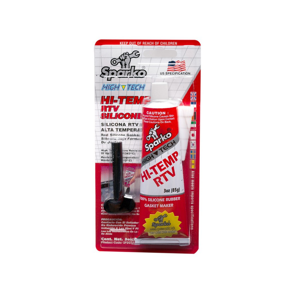 Keo dán ron chịu nhiệt độ cao Sparko Gray (85g)