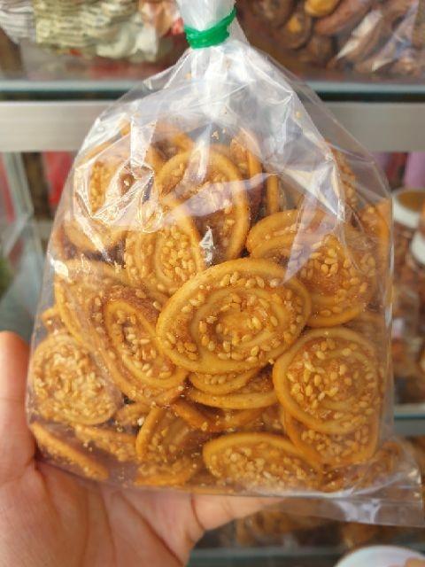 Bánh tai heo rắc mè 500g - đồ ăn vặt