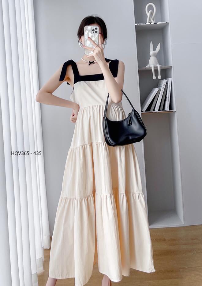 VÁY BẦU SUÔNG  SANG CHẢNH-đầm bầu đẹp