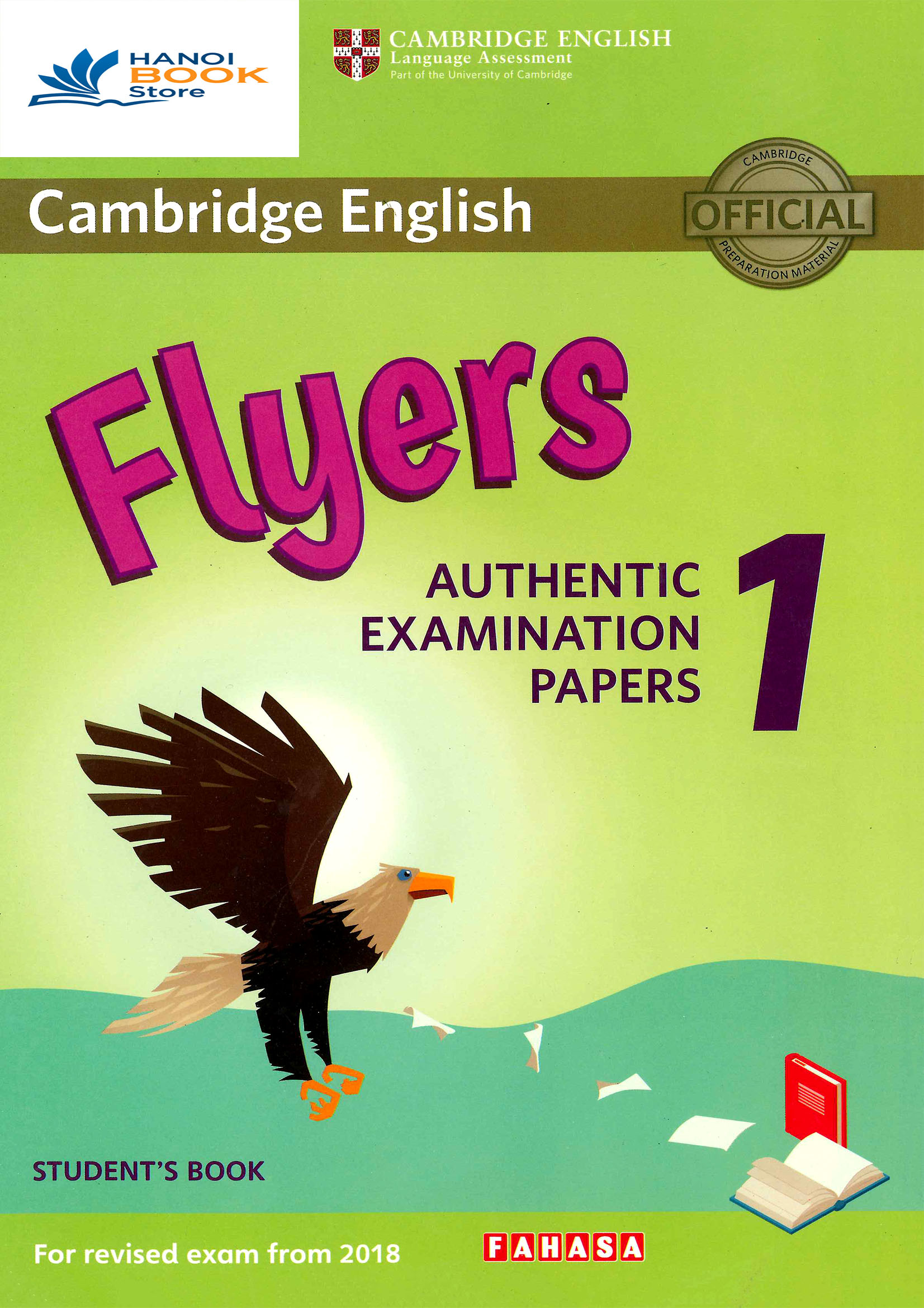 Sách Tiếng Anh FLYERS AUTHENTIC EXAMINATION PAPERS 1-2 (Sách màu)