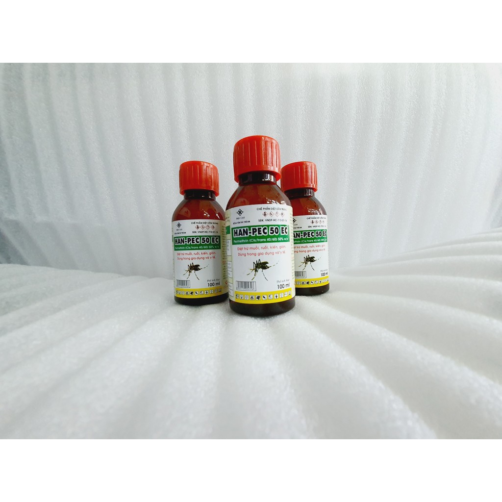 Chế phẩm diệt muỗi HAN - PEC 50EC chai 100ml - công ty HANVET