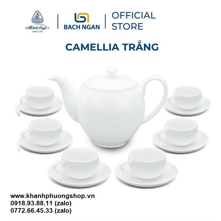 Bộ ấm trà gốm sứ Minh Long - bộ ấm trà sứ Minh Long