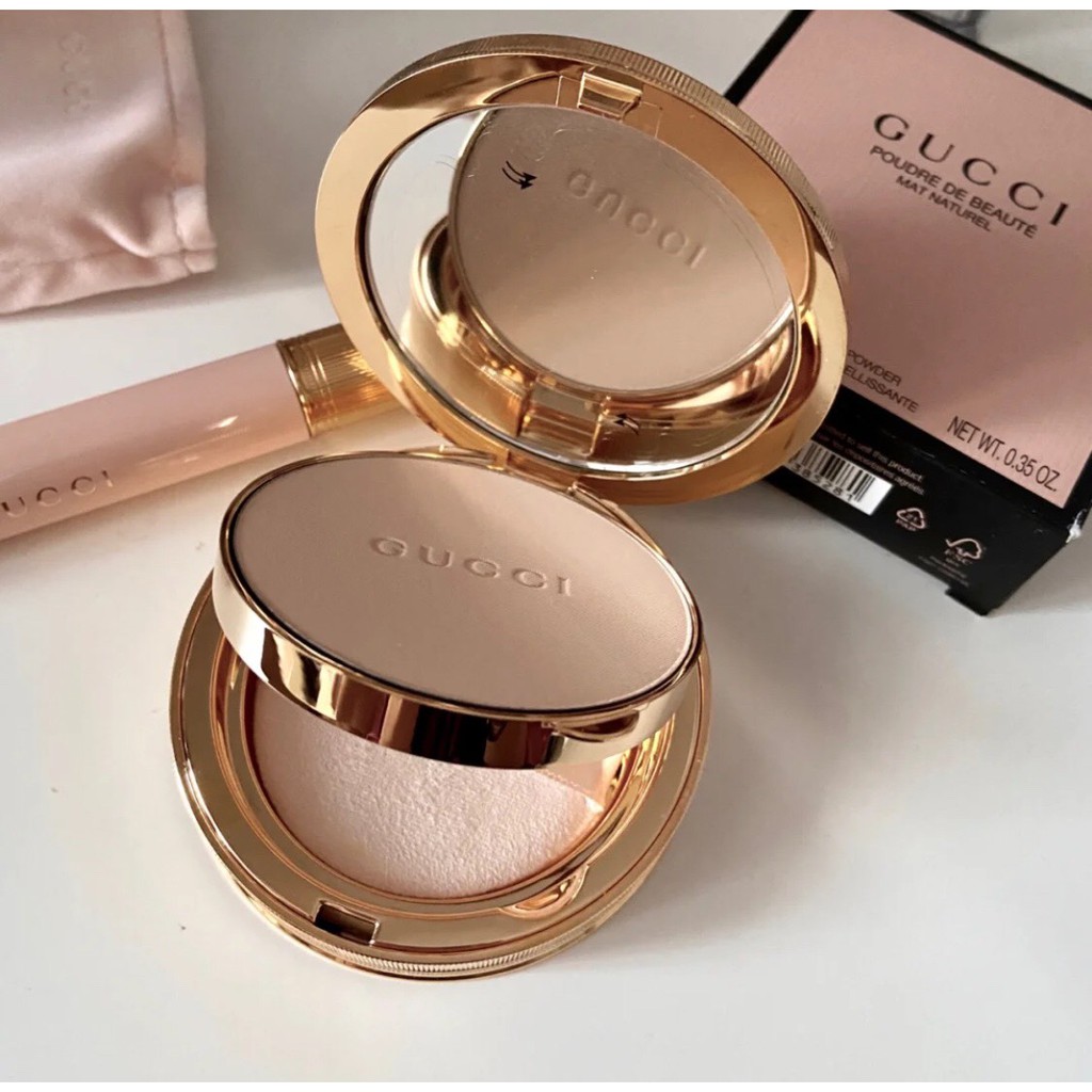 PHẤN GUCCI POUDRE DE BEAUTE MAT NATUREL POWDER (Chính Hãng Đủ Bill)