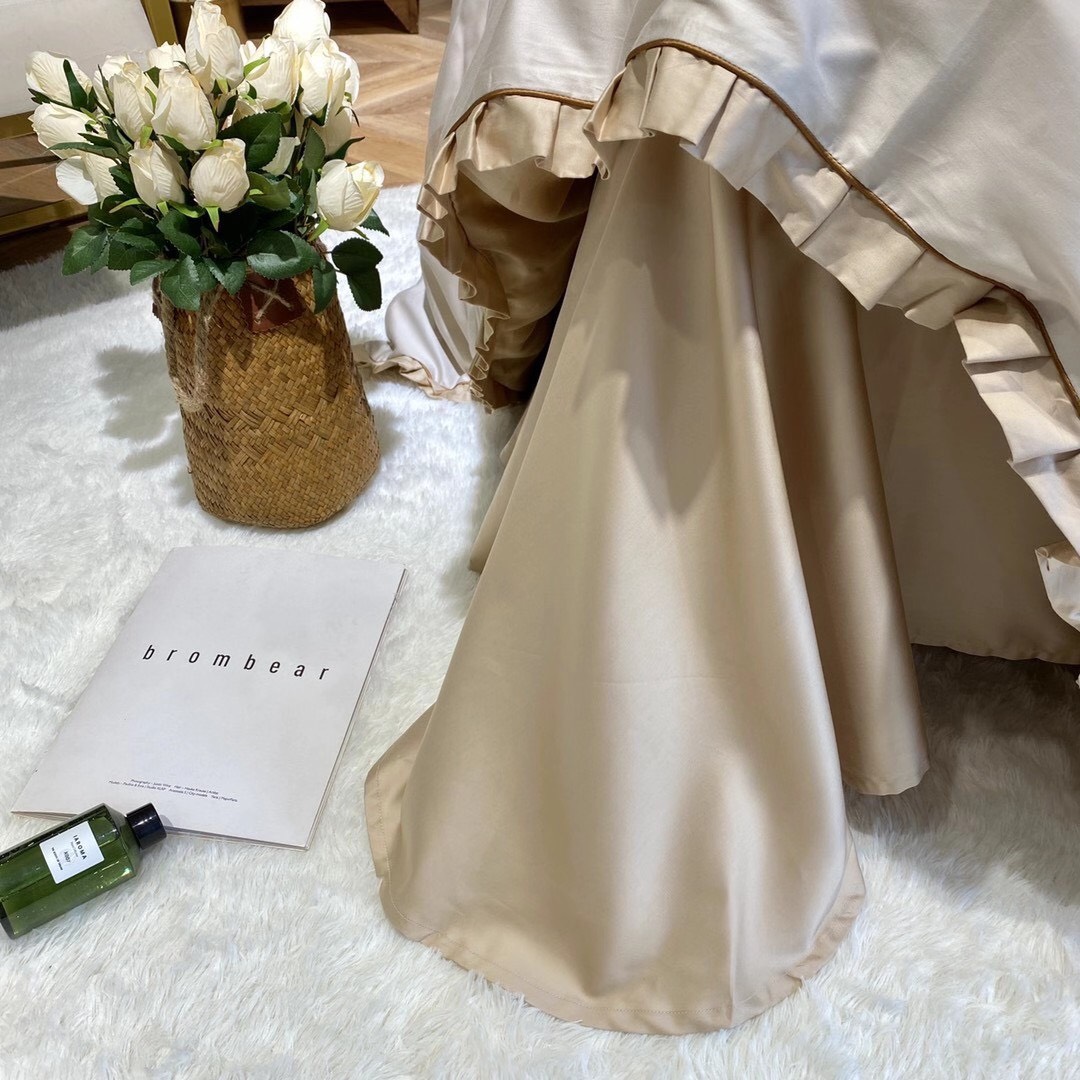Bộ Chăn Ga Gối Lụa 80s Luxury Wedding