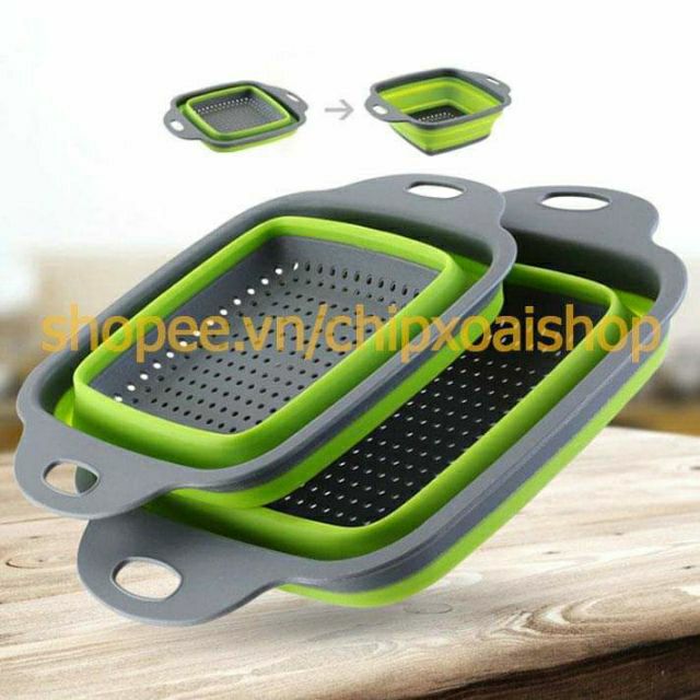 Rổ Silicon Gấp Gọn