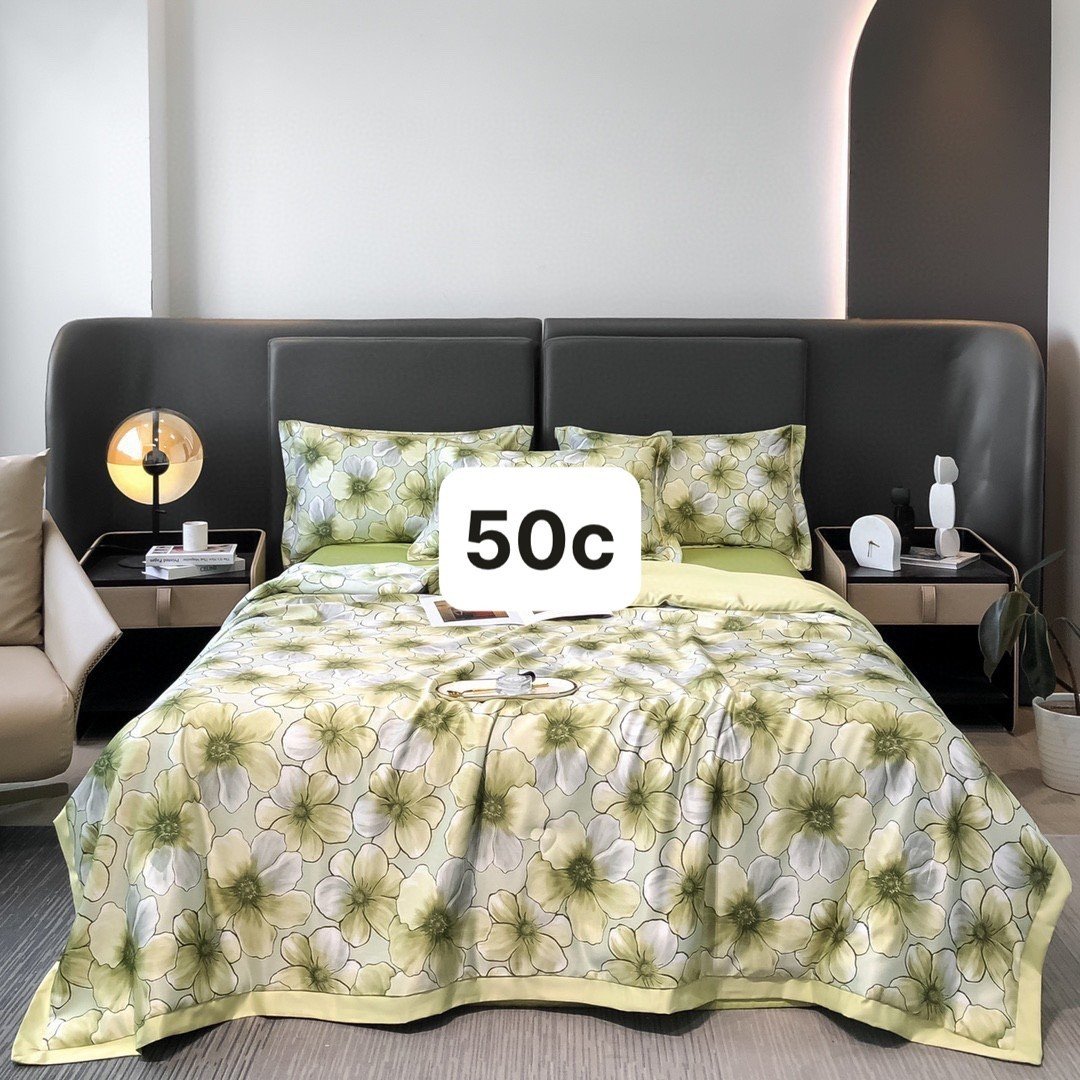 [NEW] Chăn Ga LỤA THÁI CHĂN HÈ, Cotton Lụa Hàng Nhập Khẩu  Siêu Đẹp Mát Lạnh. KT: 200*230cm.