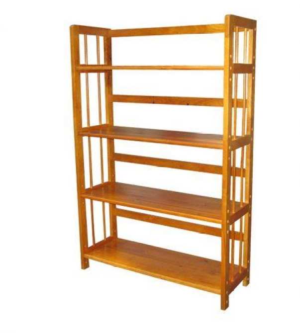 Kệ sách 3 tầng ngang 40 cm gỗ tự nhiên chắc chắn hàng lắp ráp - Nội thất Ori