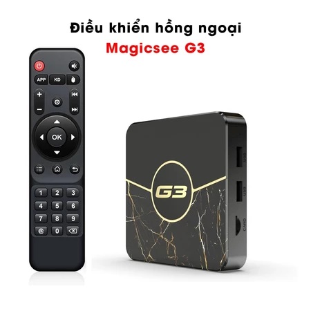 Điều khiển hồng ngoại cho TV Box Magicsee (Tương thích nhiều TV Box khác)