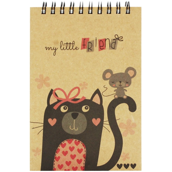 Sổ teen funny cats - cat and mouse