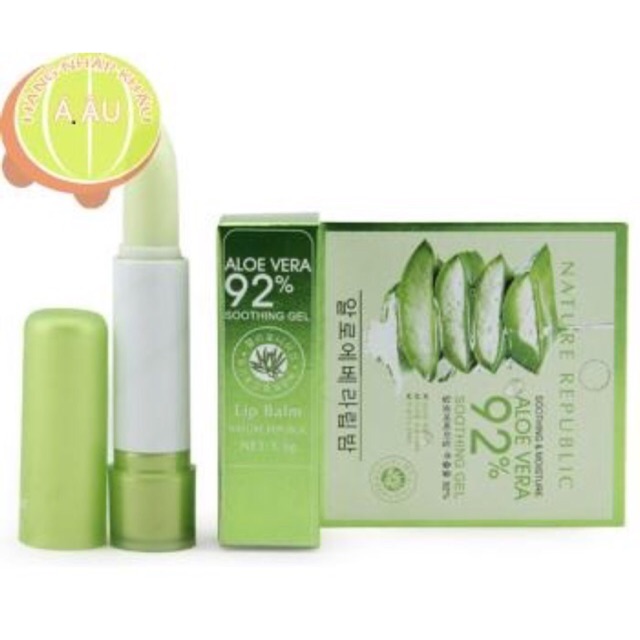 Son Dưỡng Môi Aloe Vera 92%