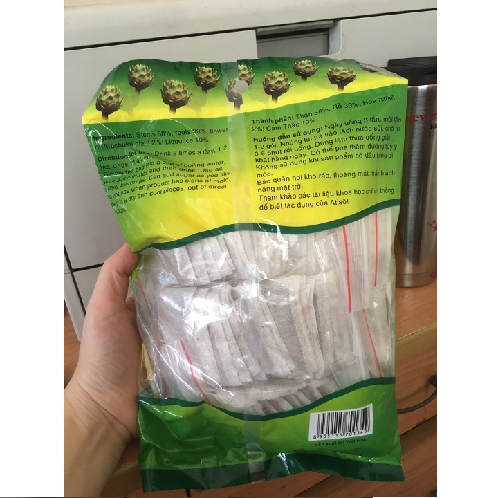 [HCM]Trà atiso túi lọc Vĩnh Tiến (100 gói túi lọc)