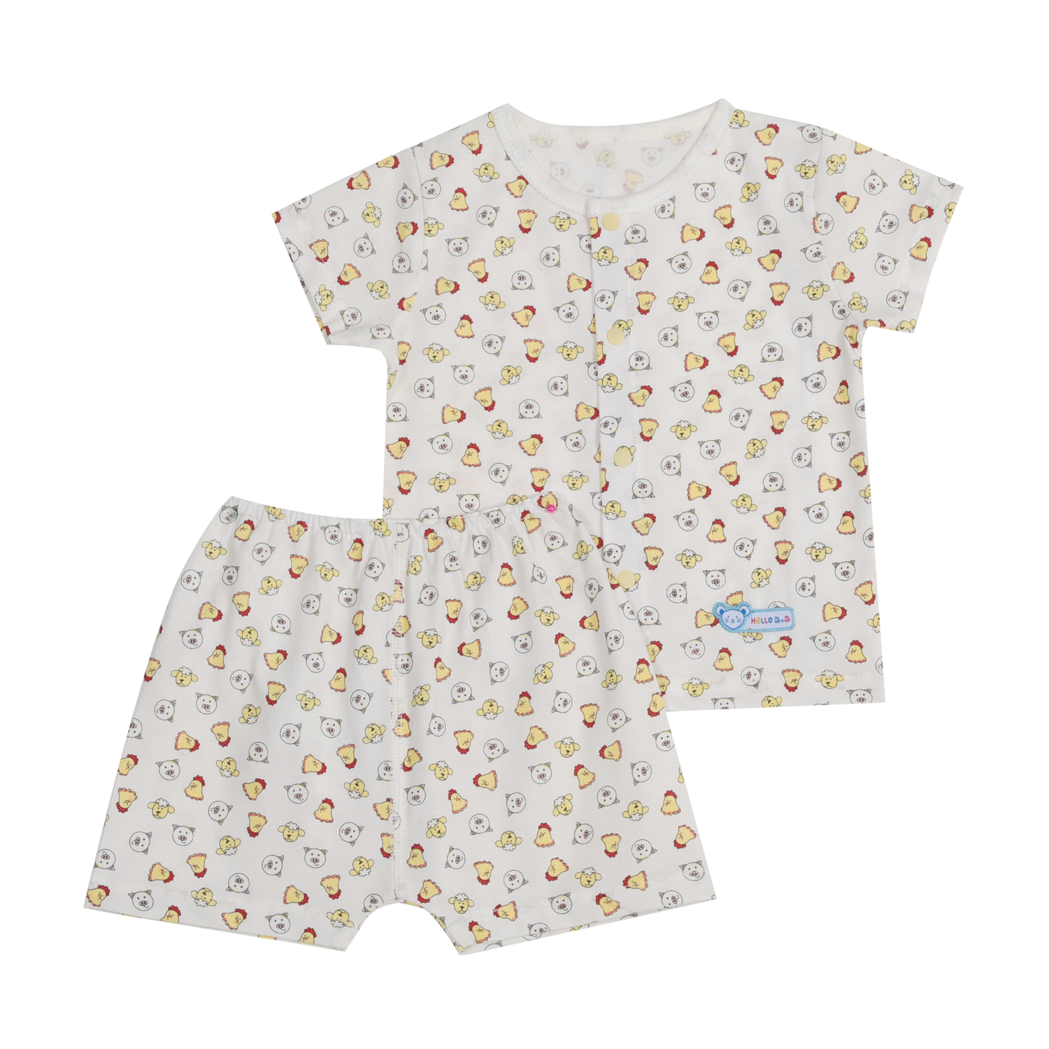 Bộ sơ sinh bông bn1008 - hello bb
