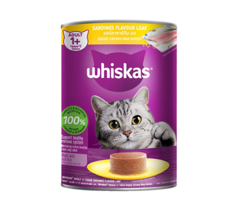 Pate WHISKAS lon cho mèo (400gr)
