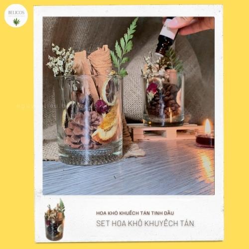 Set hoa khô khuếch tán tinh dầu