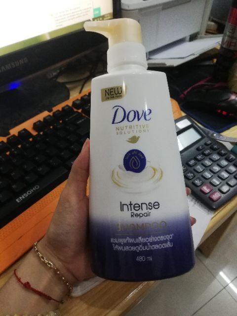 2 CHAI DẦU GỘI DOVE - THÁI LAN - 450ml/chai