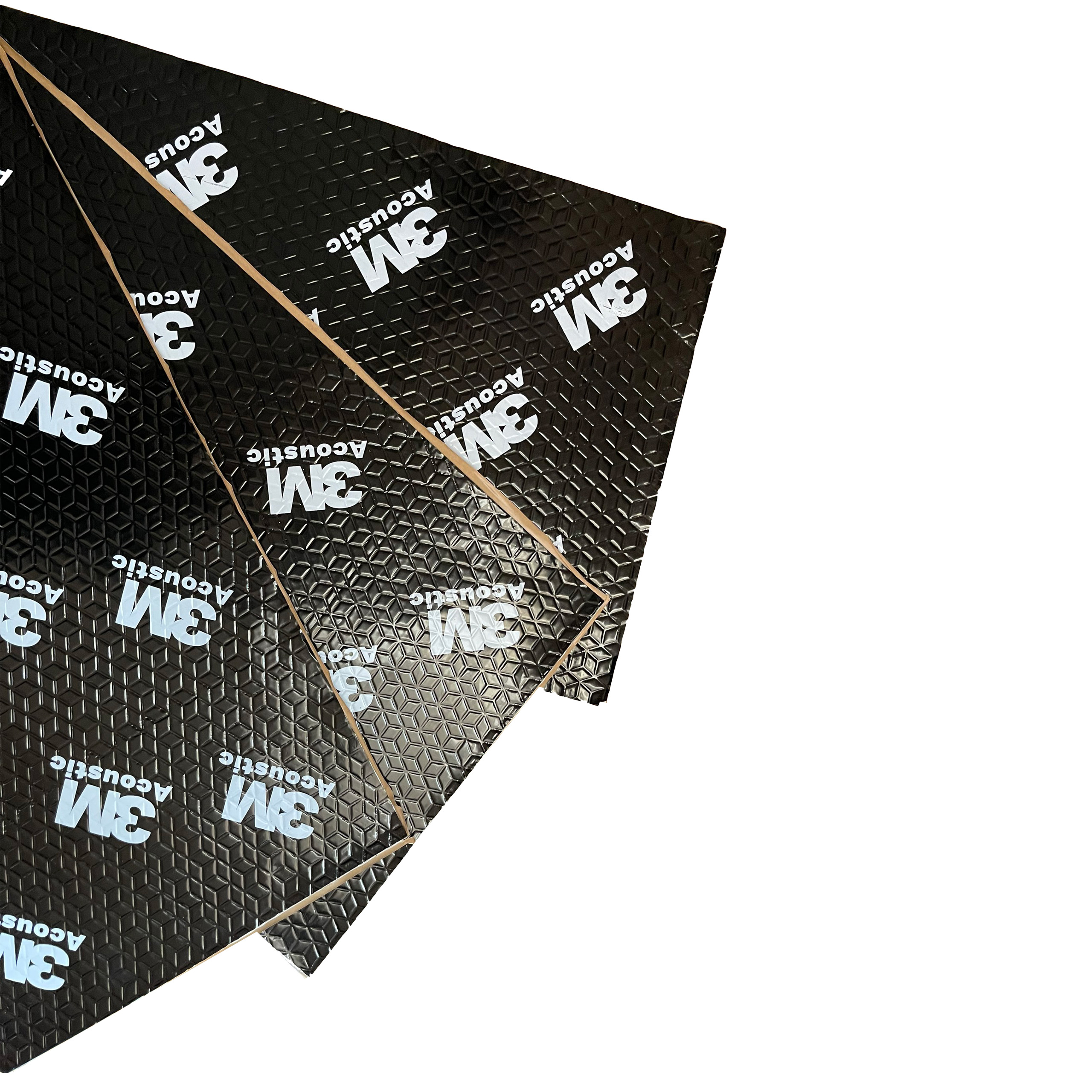 Combo 2 tấm cách âm 3M™ 2 lớp cao su non dày 3mm làm hốc bánh hoặc sàn xe chống ồn từ gầm và sàn ô tô cao cấp