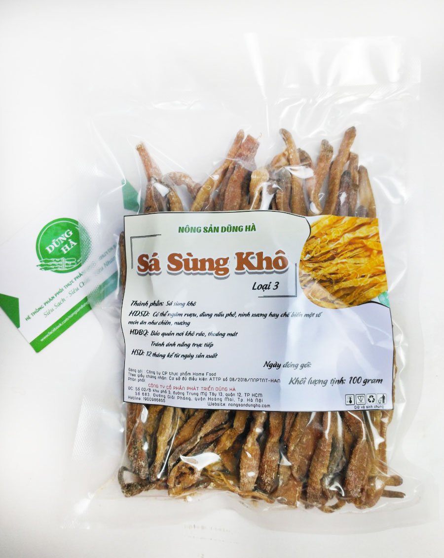 Sá sùng khô (Vân Đồn) sạch cát hàng tuyển chọn