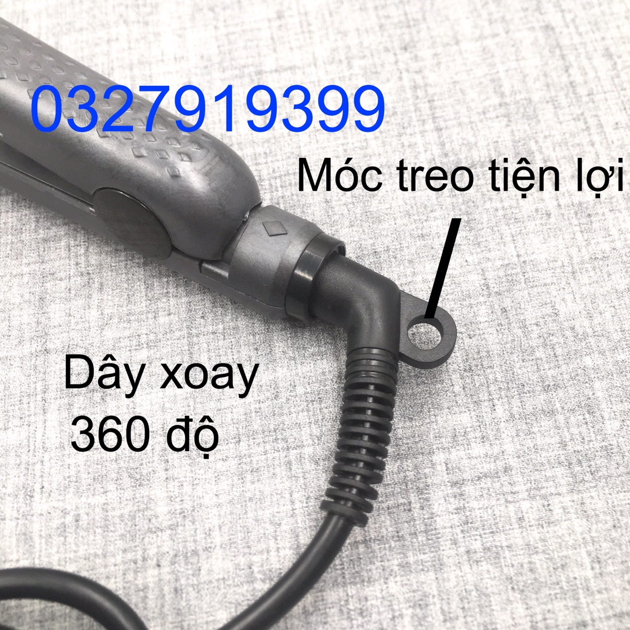Hair Straightener 838 - Hair Straightener and Curler Size 30cm 5 Heat Levels 120-200C 1.8m Cord Compact Non-Stick Design 3-Month Warranty