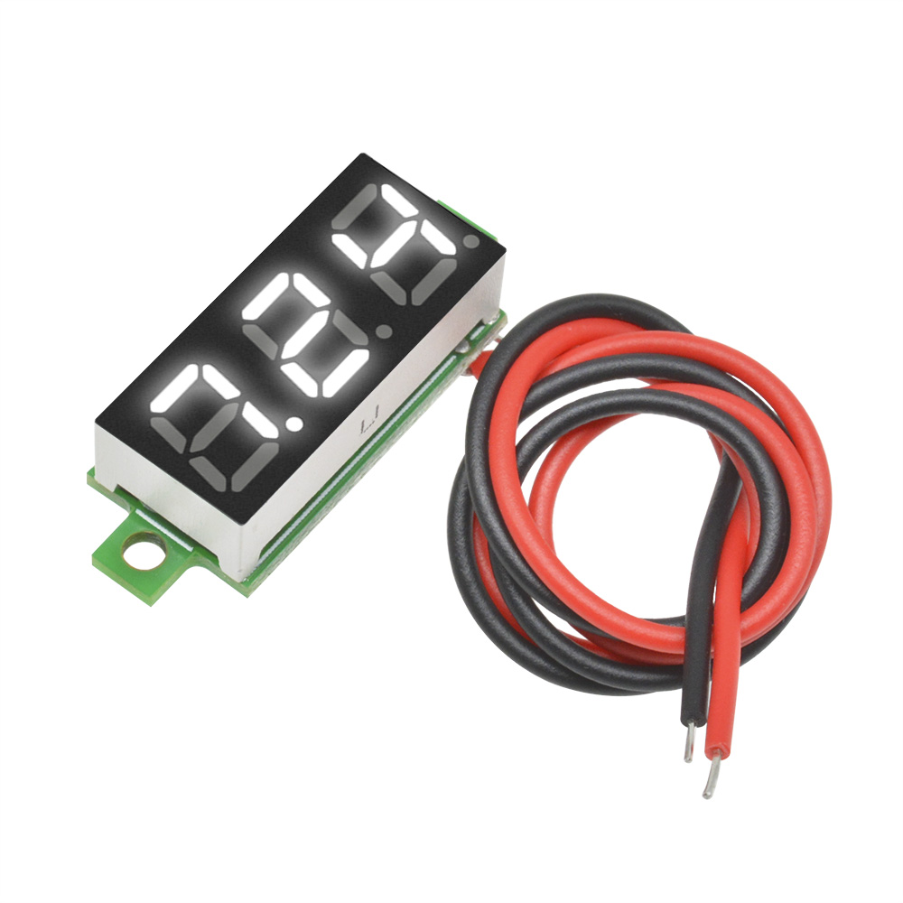 Shockley voltage tester, dc 3.7~30v mini digital dc voltmeter with 0.28 inch led display