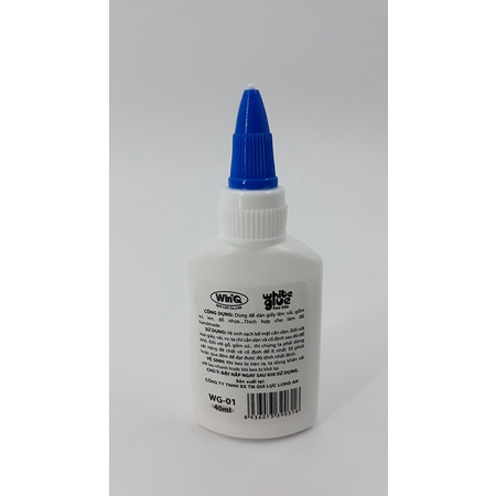 [MUA NHIỀU SIÊU RẺ] [Lẻ 1 chai] Keo hồ sữa dán WinQ WG-01 / WG01 40ml