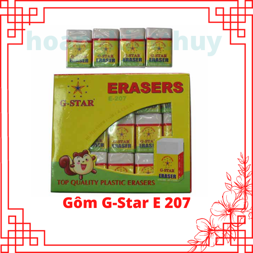 Combo 30 viên Gôm g -star E207 trắng , đen