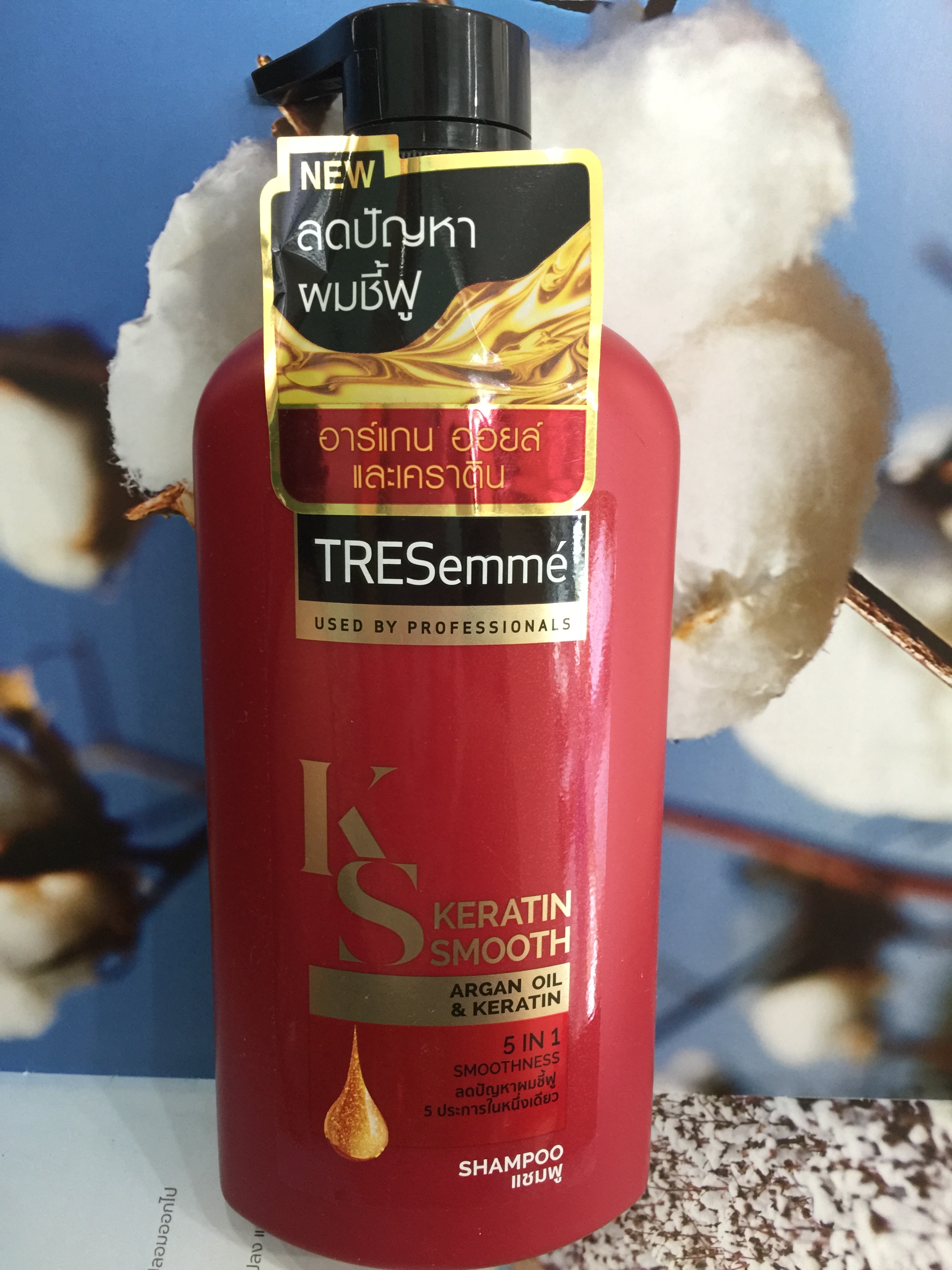 [HCM]1 CHAI DẦU GỘI HOẶC 1 CHAI DẦU XẢ TRESEMME KERATIN SMOOTH THAI LAN 450ML