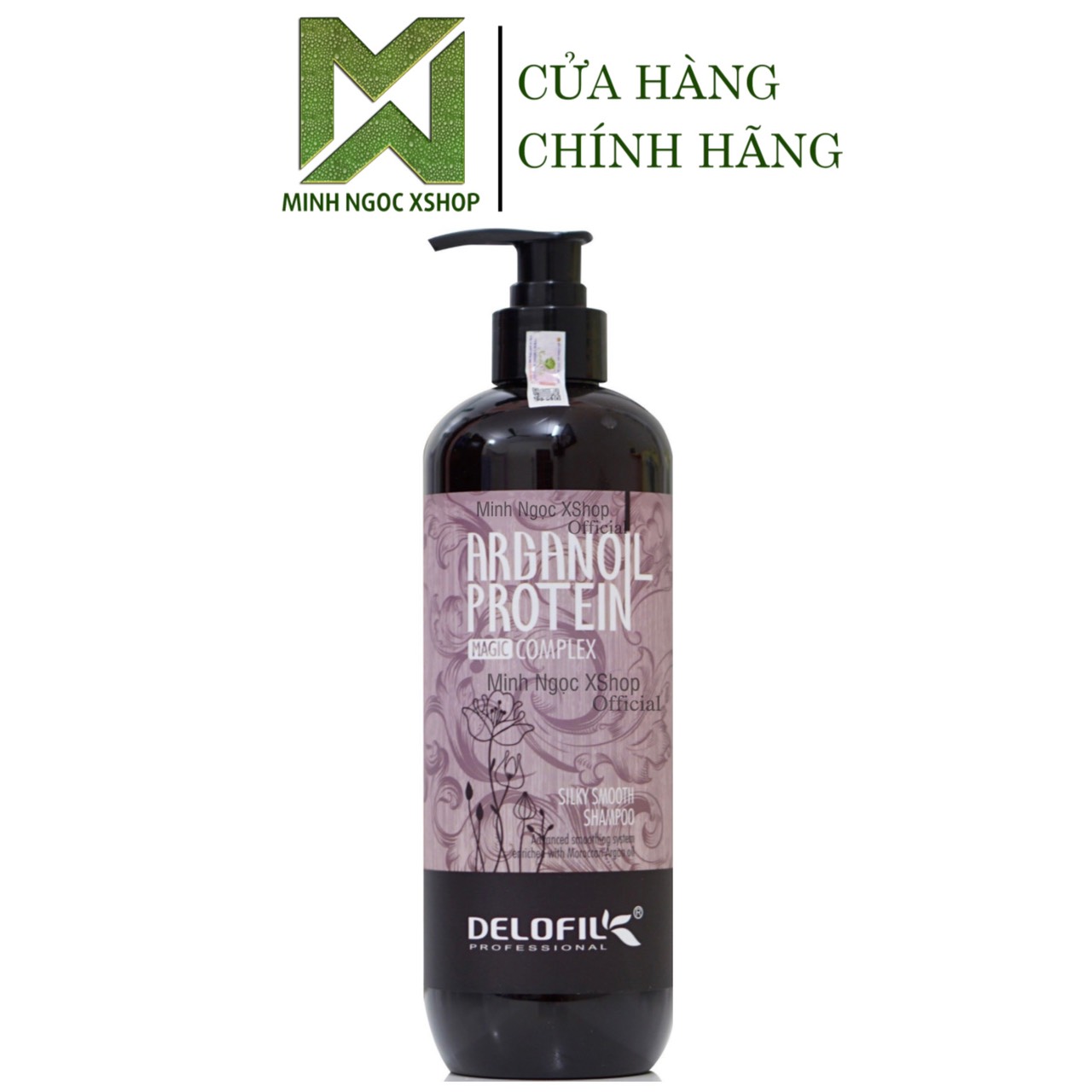 Dầu gội mềm mượt chống gàu Delofil Silky Smooth 500ML chính hãng